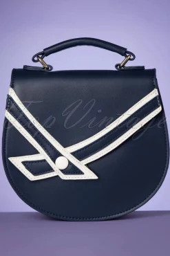 Nautical Kelly Lee Handtas In Marineblauw