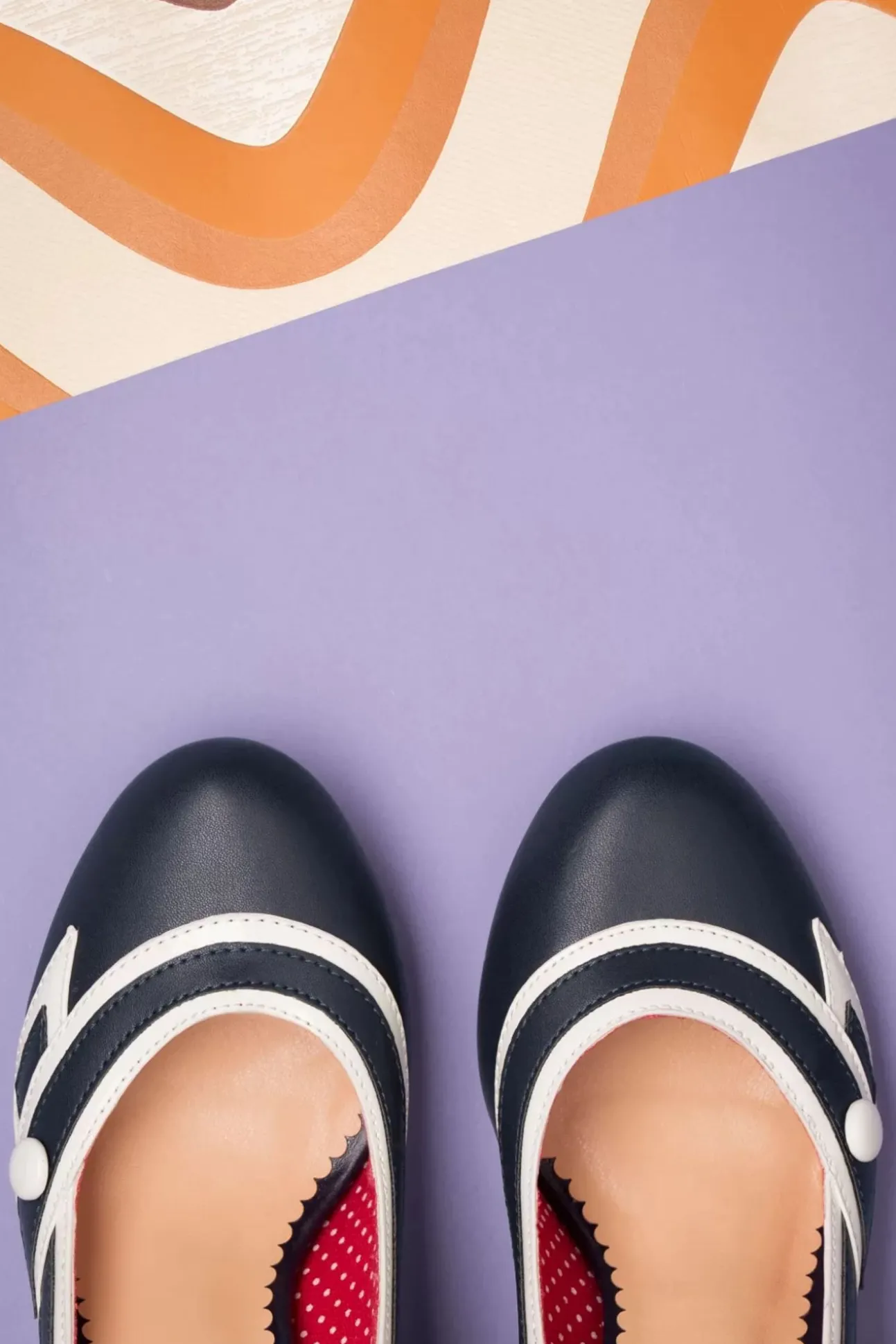 Nautical Kelly Lee Pumps In Marineblauw