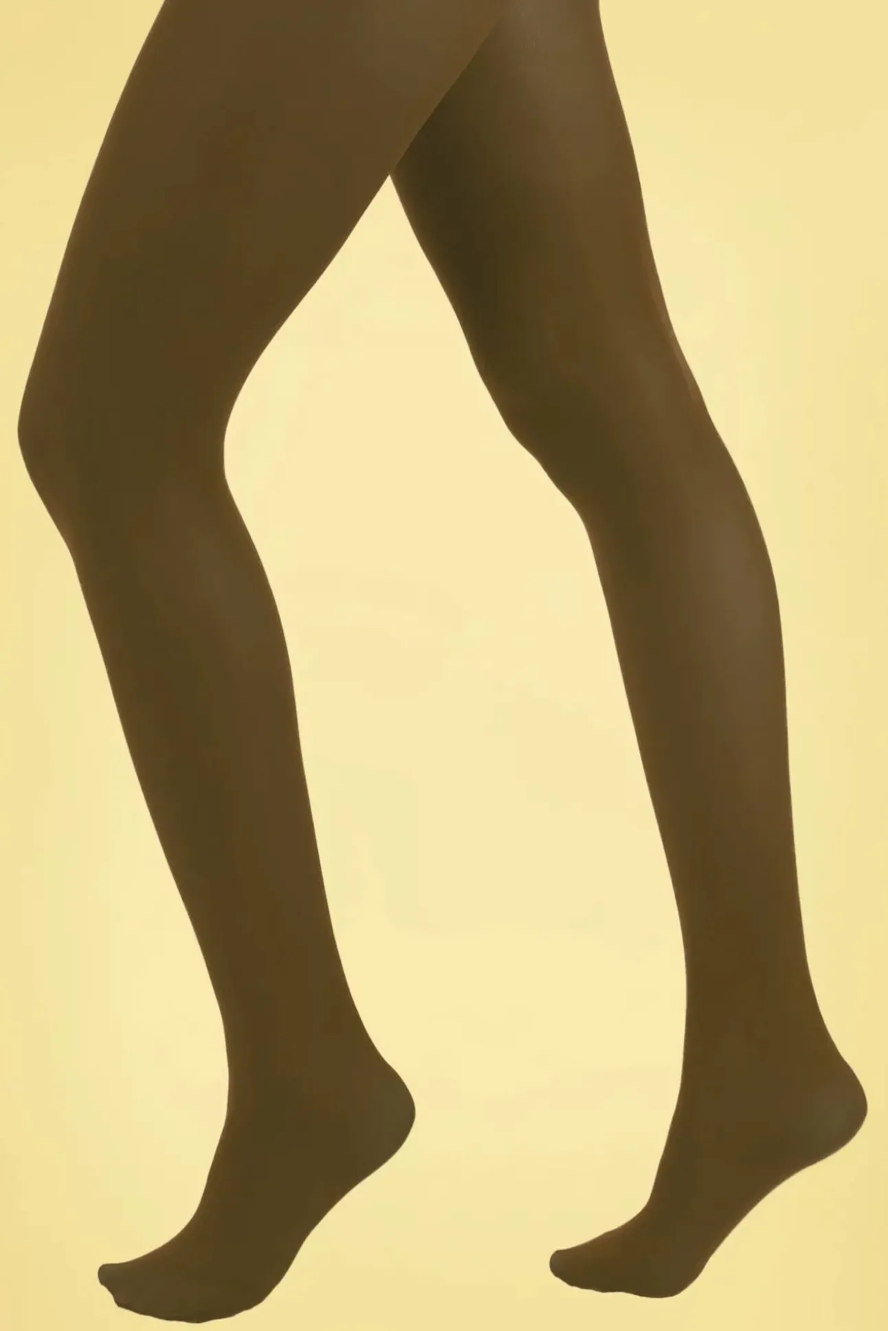 Opaque Panty In Donker Olijfgroen