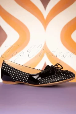 Oxford Isabella Ballerina's In Zwart