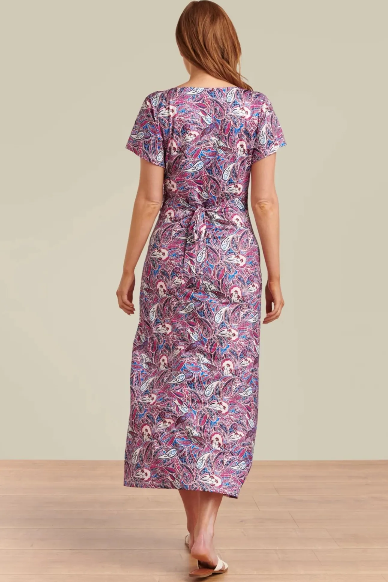 Paisley Maxi Jurk In Multi