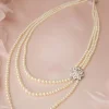 Parijs Parels Kristal Ketting