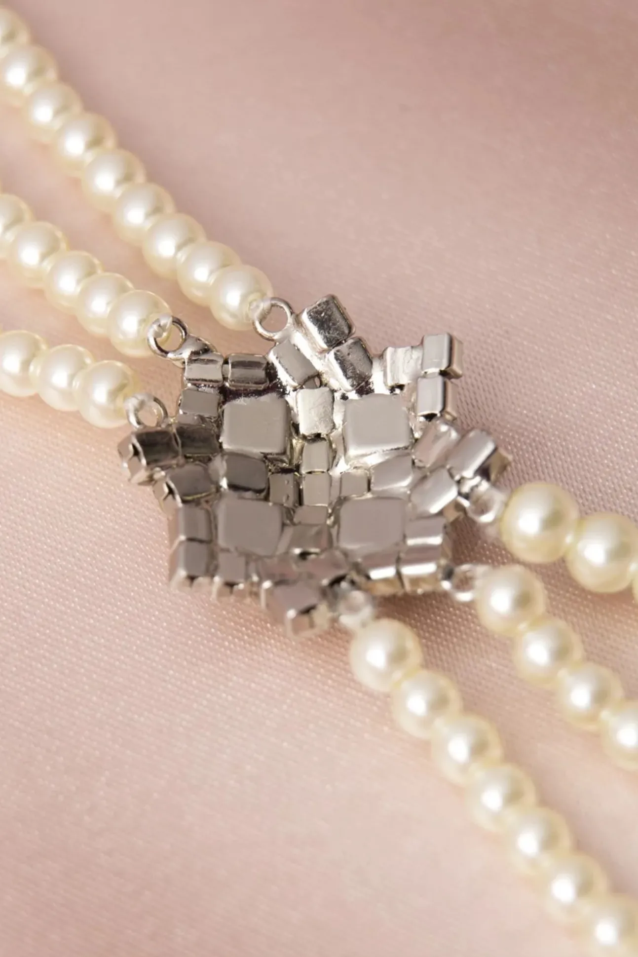 Parijs Parels Kristal Ketting