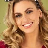 Pin-Up Haarsjaal Zwart Polkadot