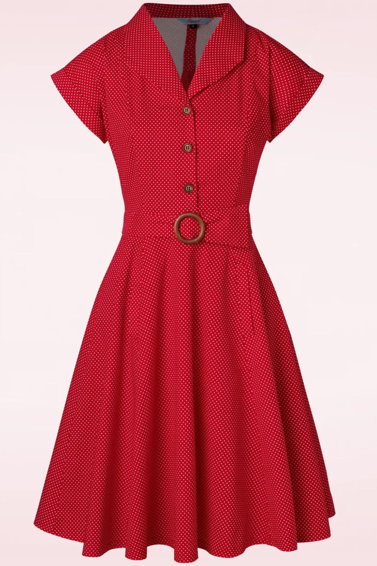 Polka Dot Dance Jurk In Rood