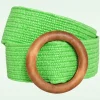 Raffia Riem In Limoengroen