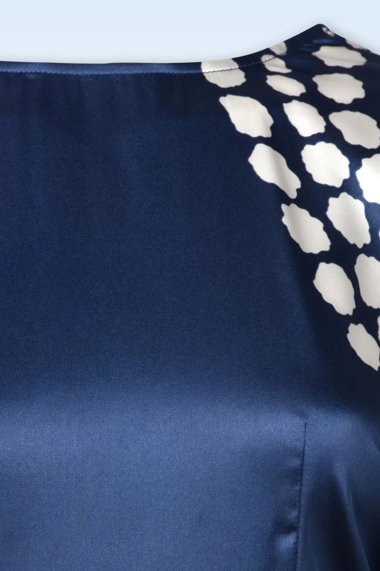 Rene Jurk In Blauw En Creme