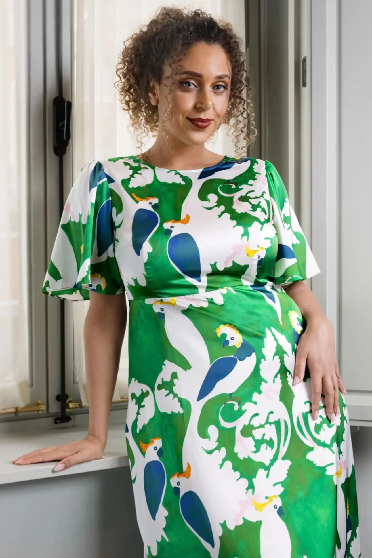 Rene Jurk In Wit En Groen