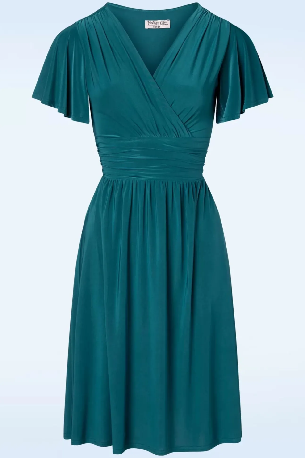 Sadie Swing Jurk In Groenblauw