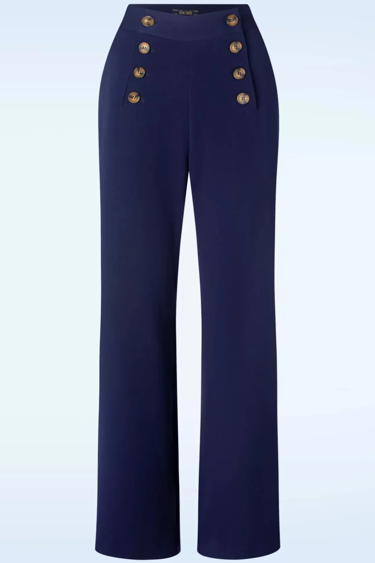 Sally Broadway Pantalon In Inktblauw