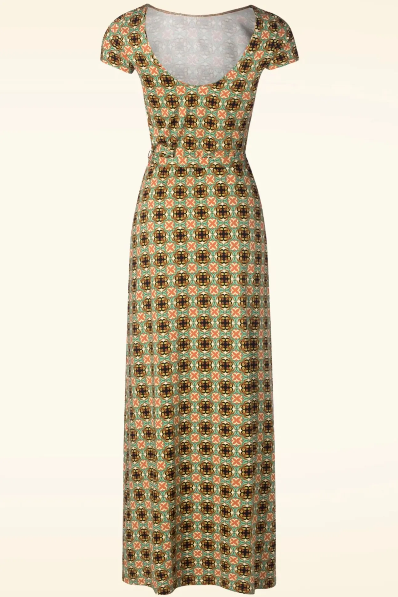 Sally Casey Maxi Jurk In Multi