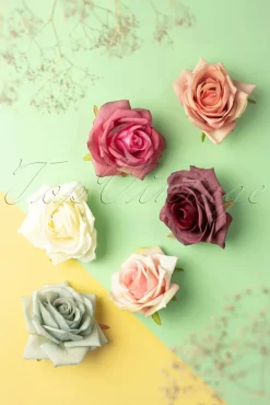 Scented Love Flower Haarclip In Blush