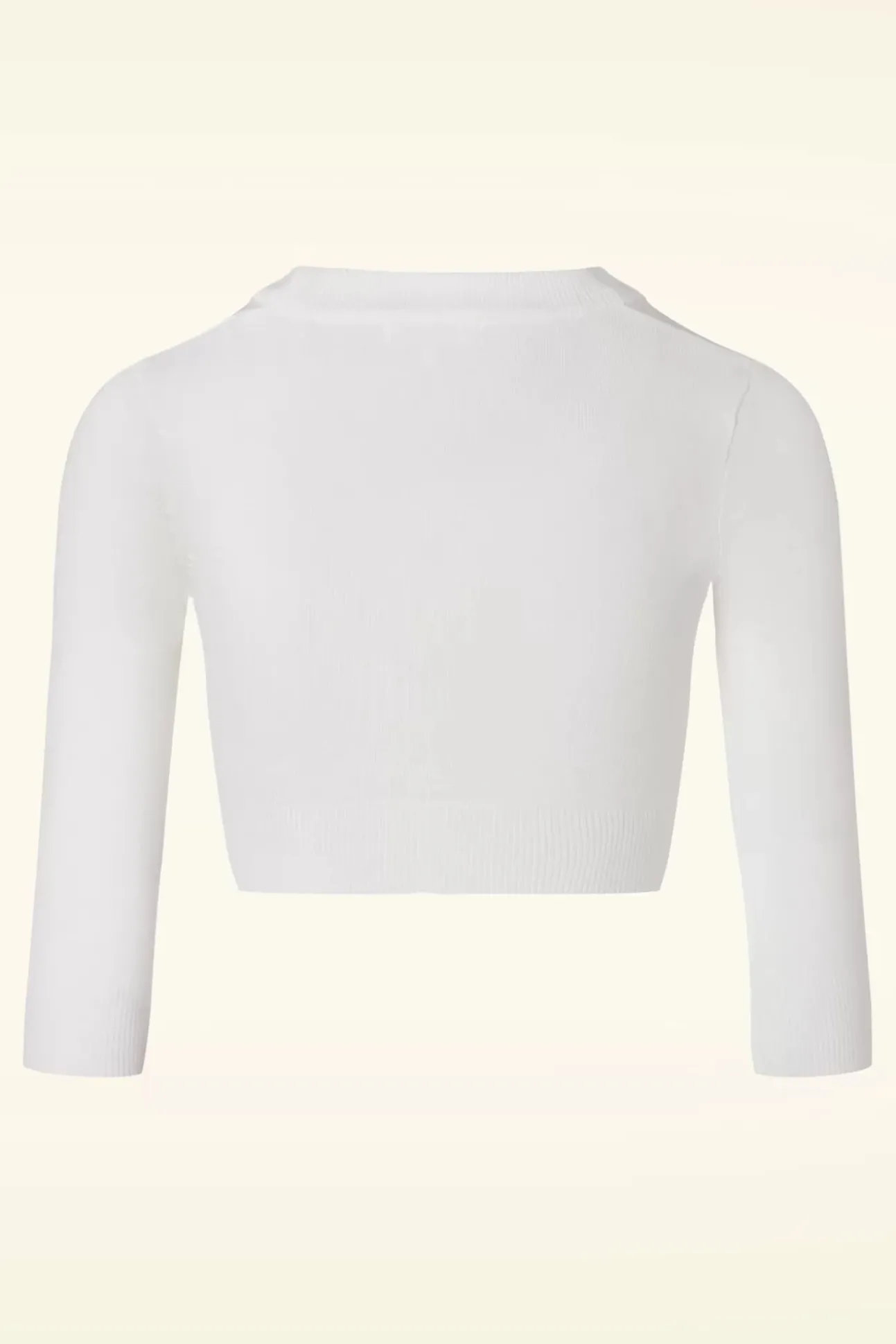 Shela Cropped Vest In Ivoor