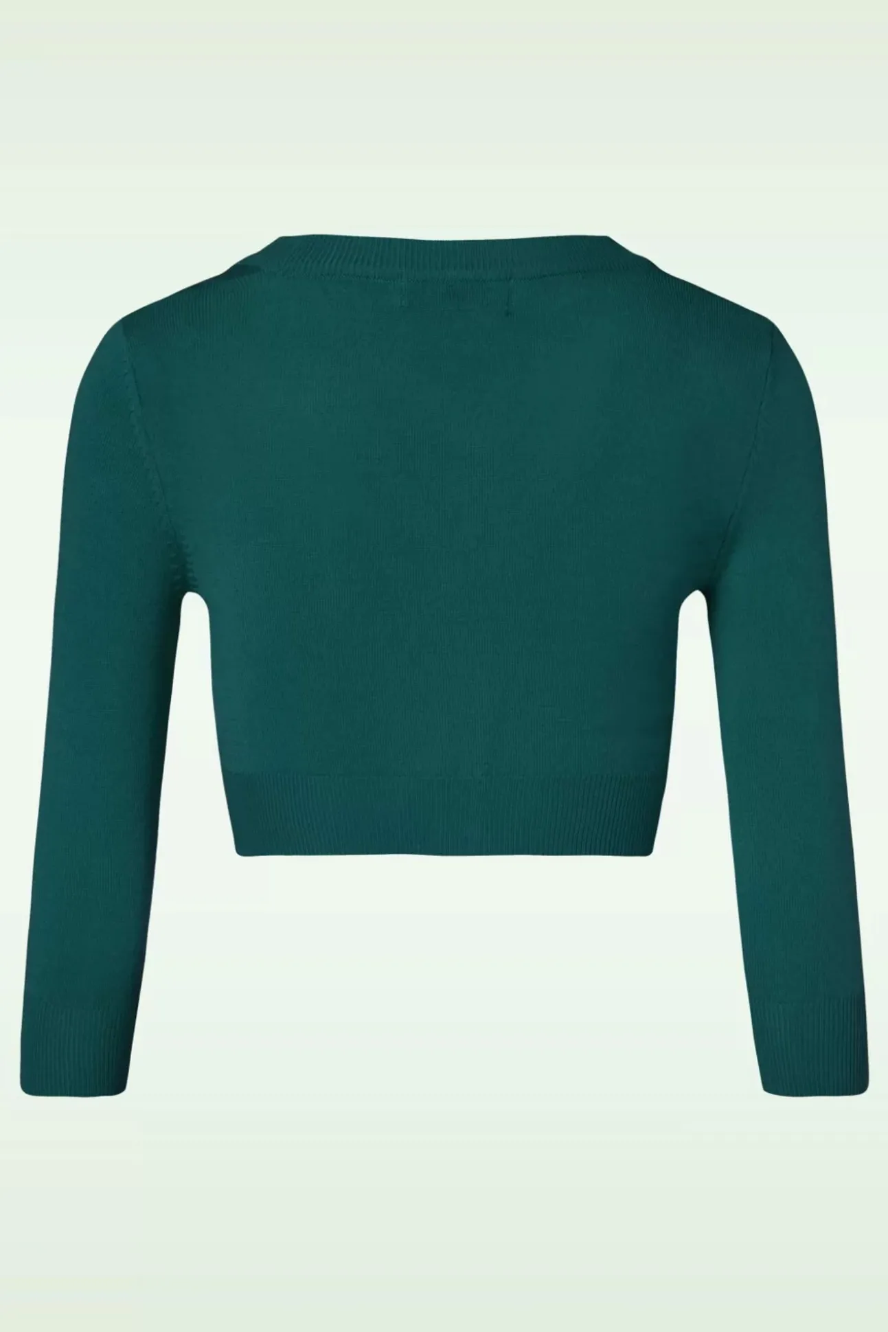 Shela Cropped Vest In Pauwgroen