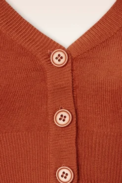 Shela Cropped Vest In Poederoranje
