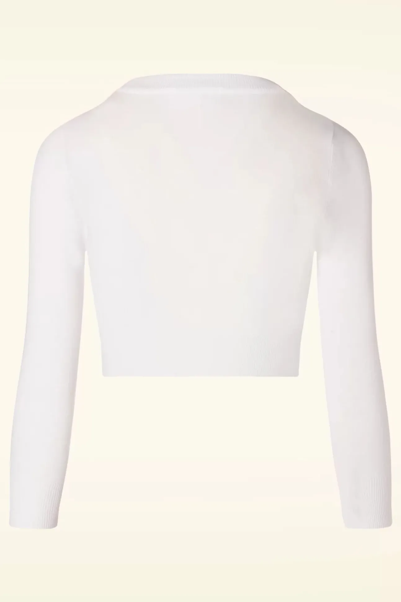 Shela Cropped Vest In Wit