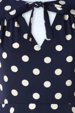 Spot Set Sail Swing Jurk In Marineblauw