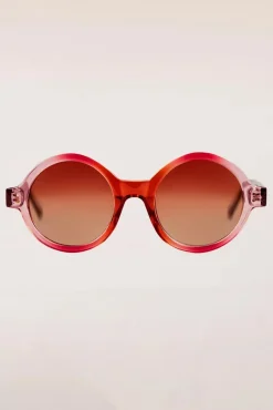 Stay Shady Ronde Zonnebril In Rood