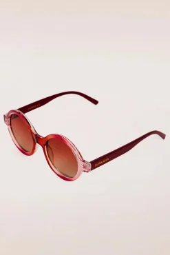 Stay Shady Ronde Zonnebril In Rood