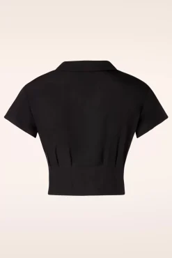 Summer Ahoy Blouse In Zwart