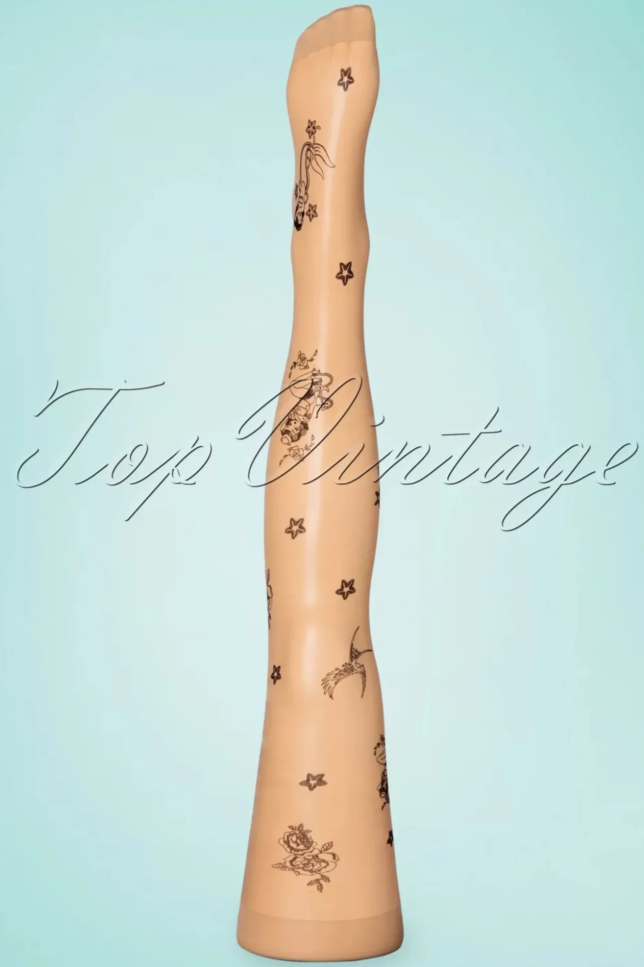 Tattoo Sailor Girl Panty In Neutraal