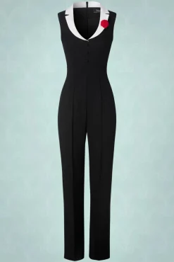 The Luchia Jumpsuit In Zwart