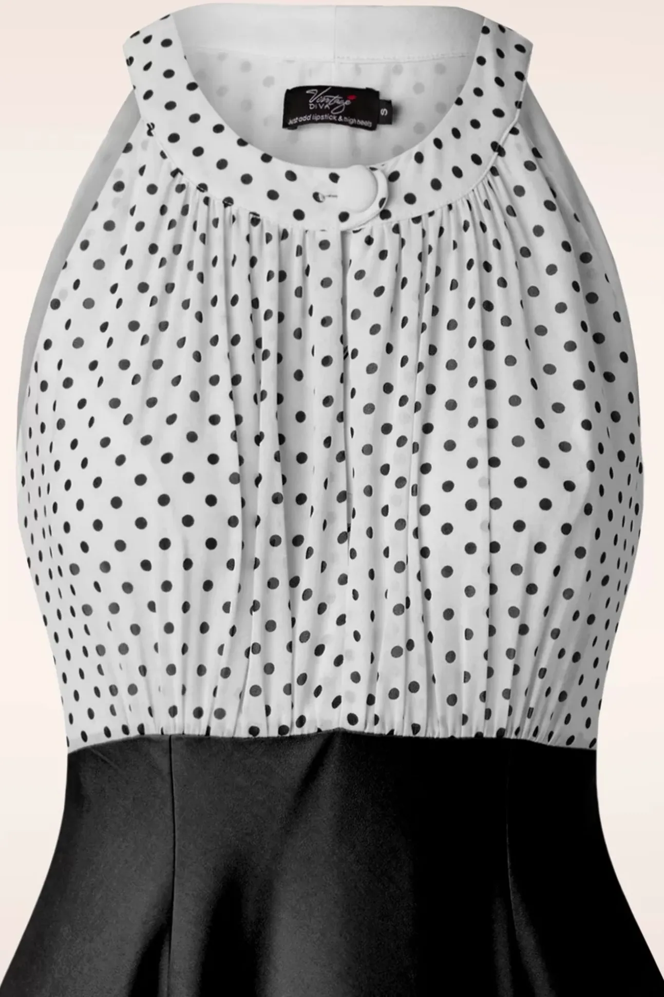 The Maria Grazia Swing Jurk In Zwart En Wit