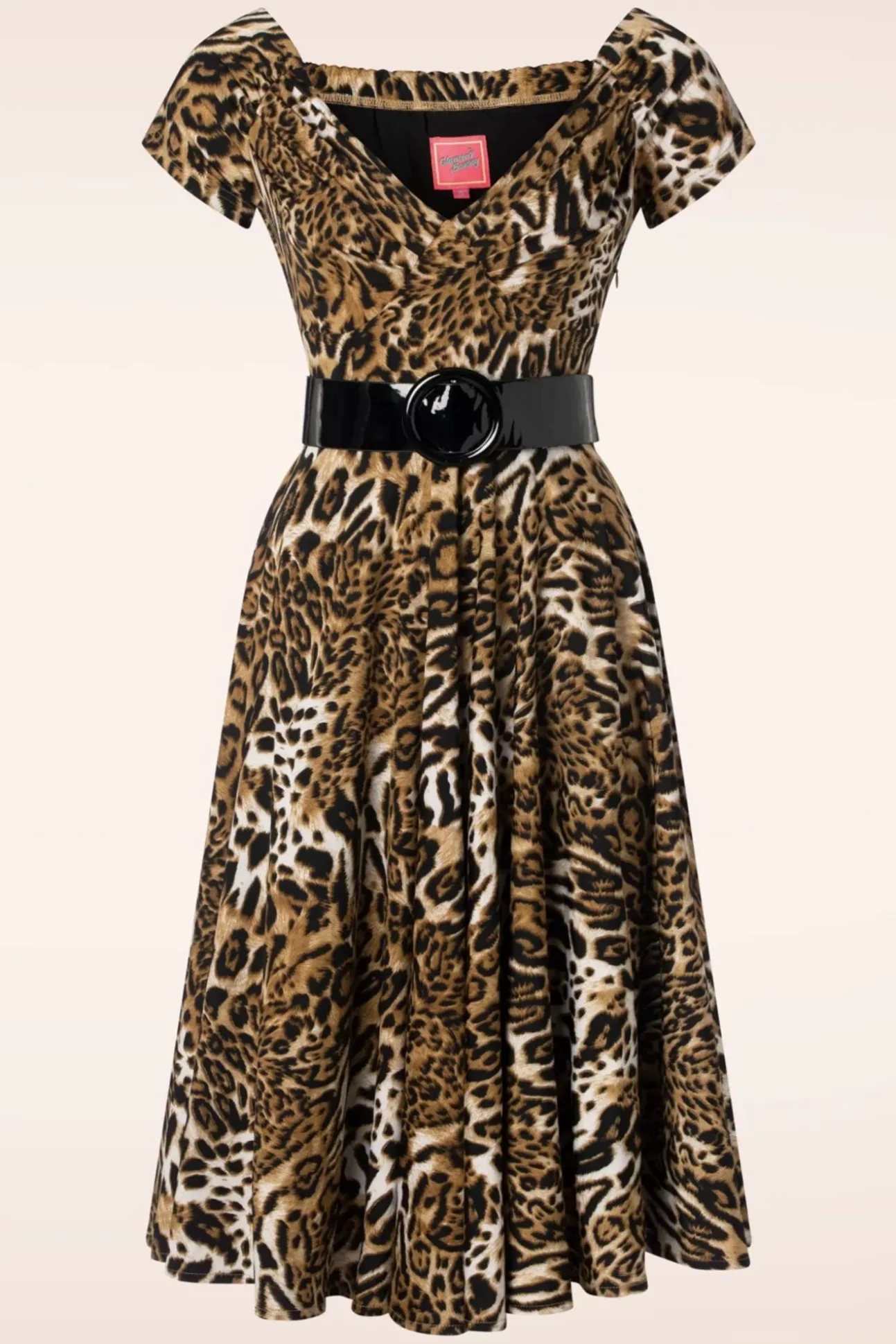 The Marilyn Swing Jurk In Luipaard