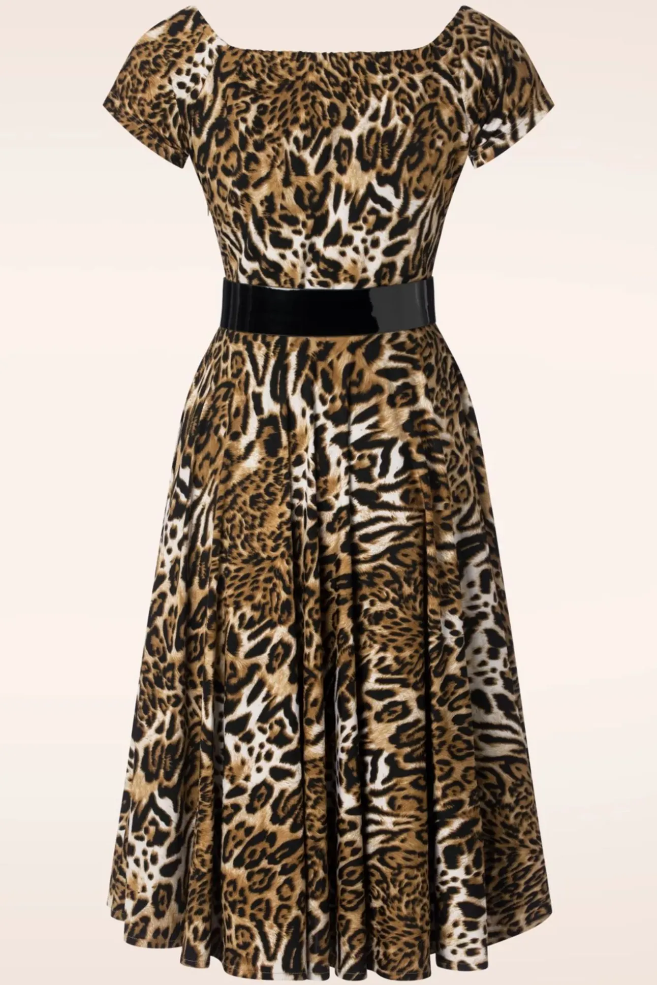 The Marilyn Swing Jurk In Luipaard