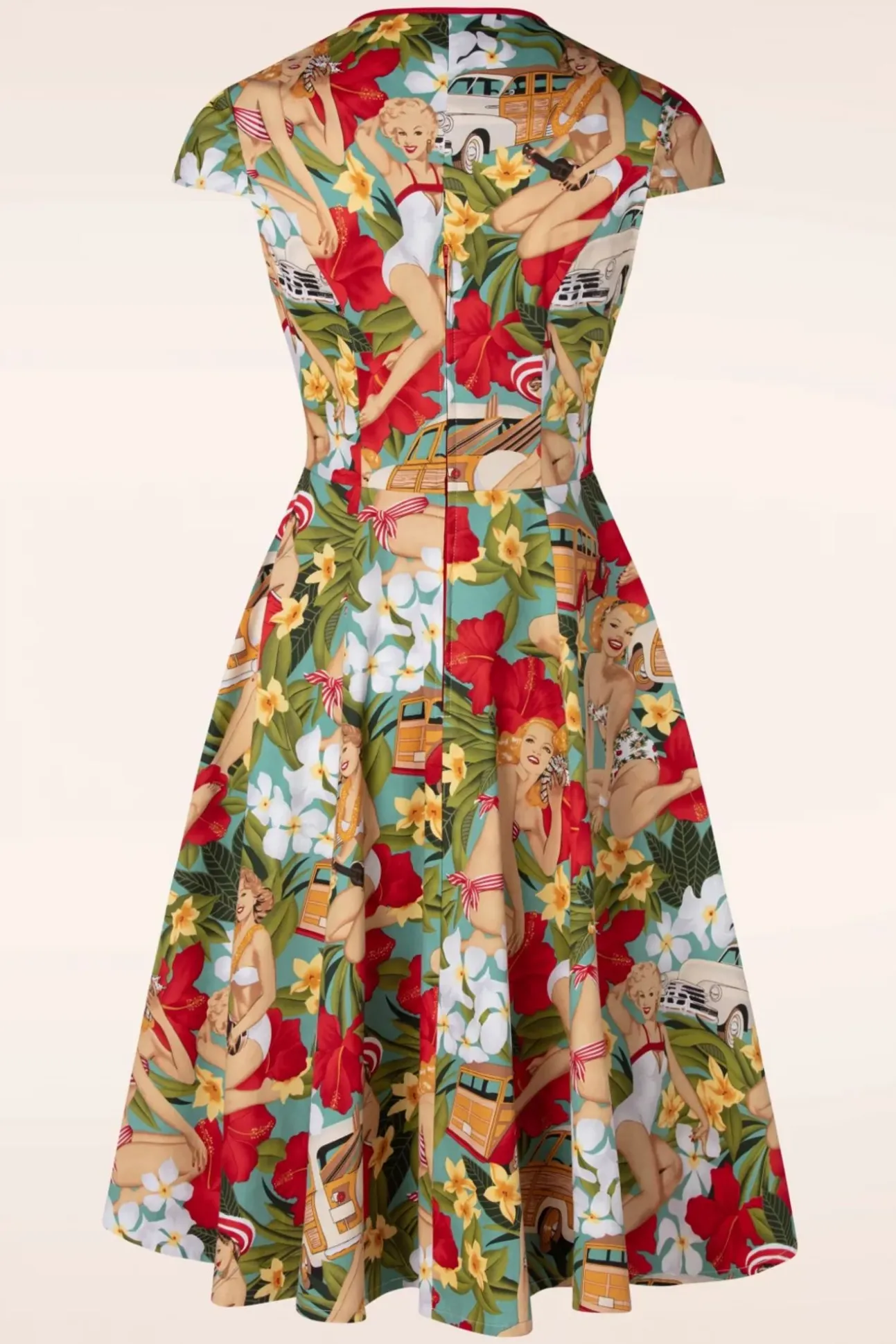 Tropic Dreamer Jurk In Blauw