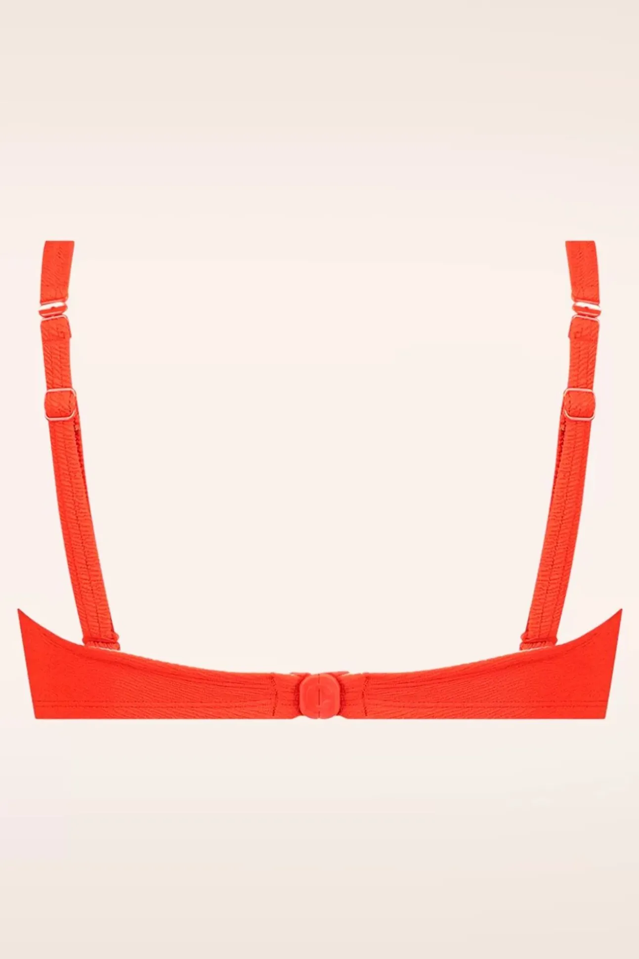 Twisted Bikinitop In Zomers Rood