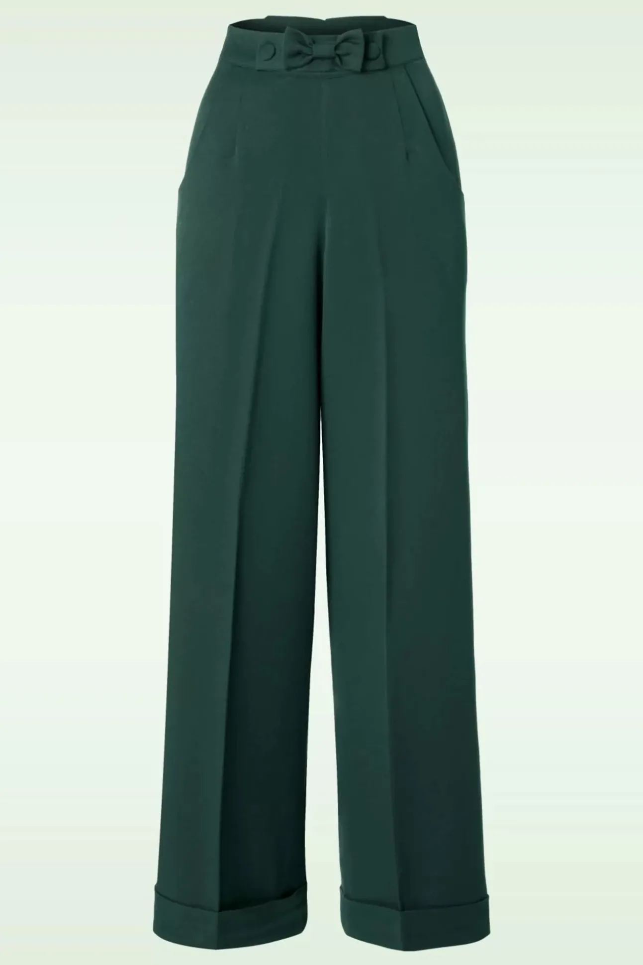 Verborgen Broek In Groenblauw