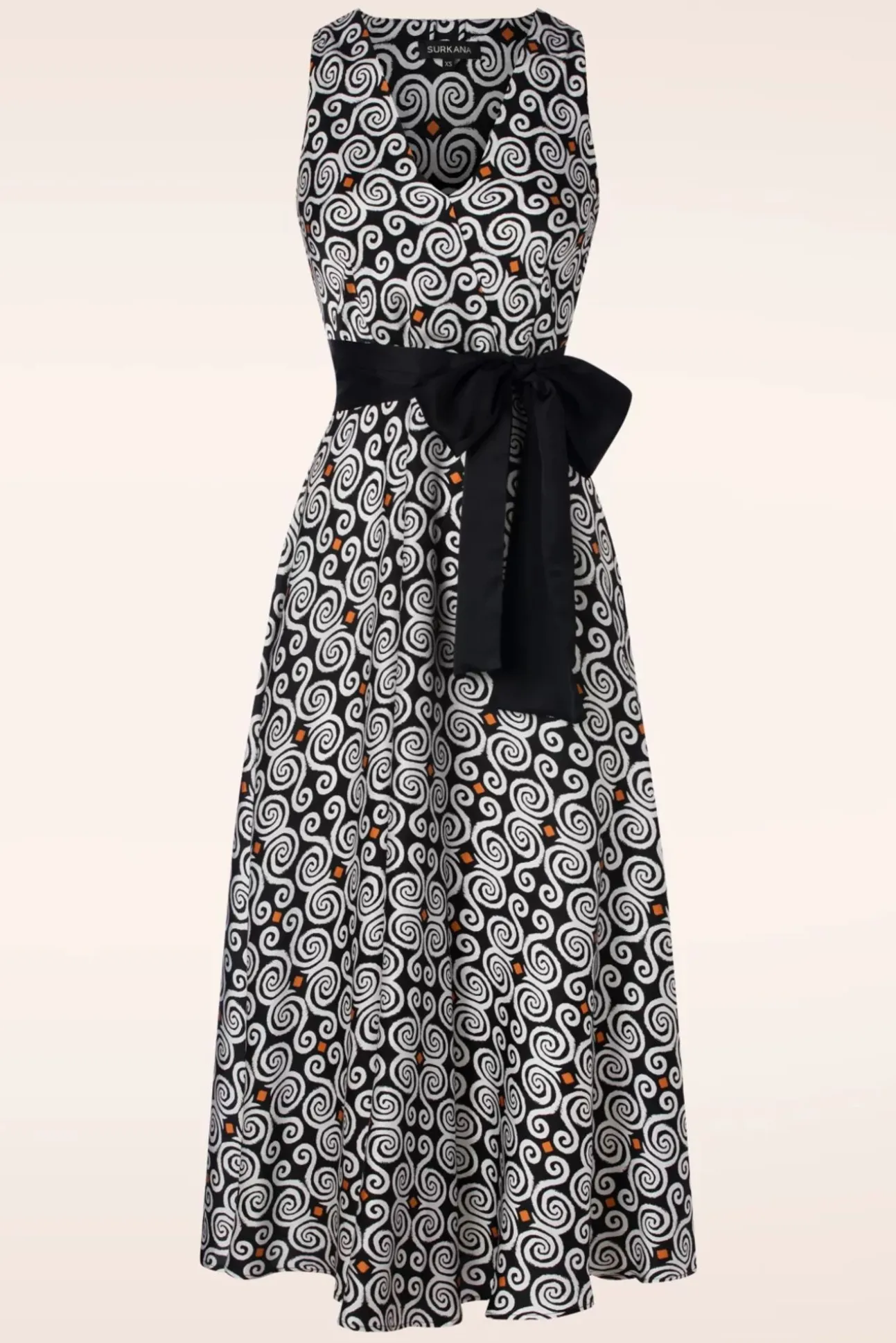 Willow Maxi Jurk In Zwart