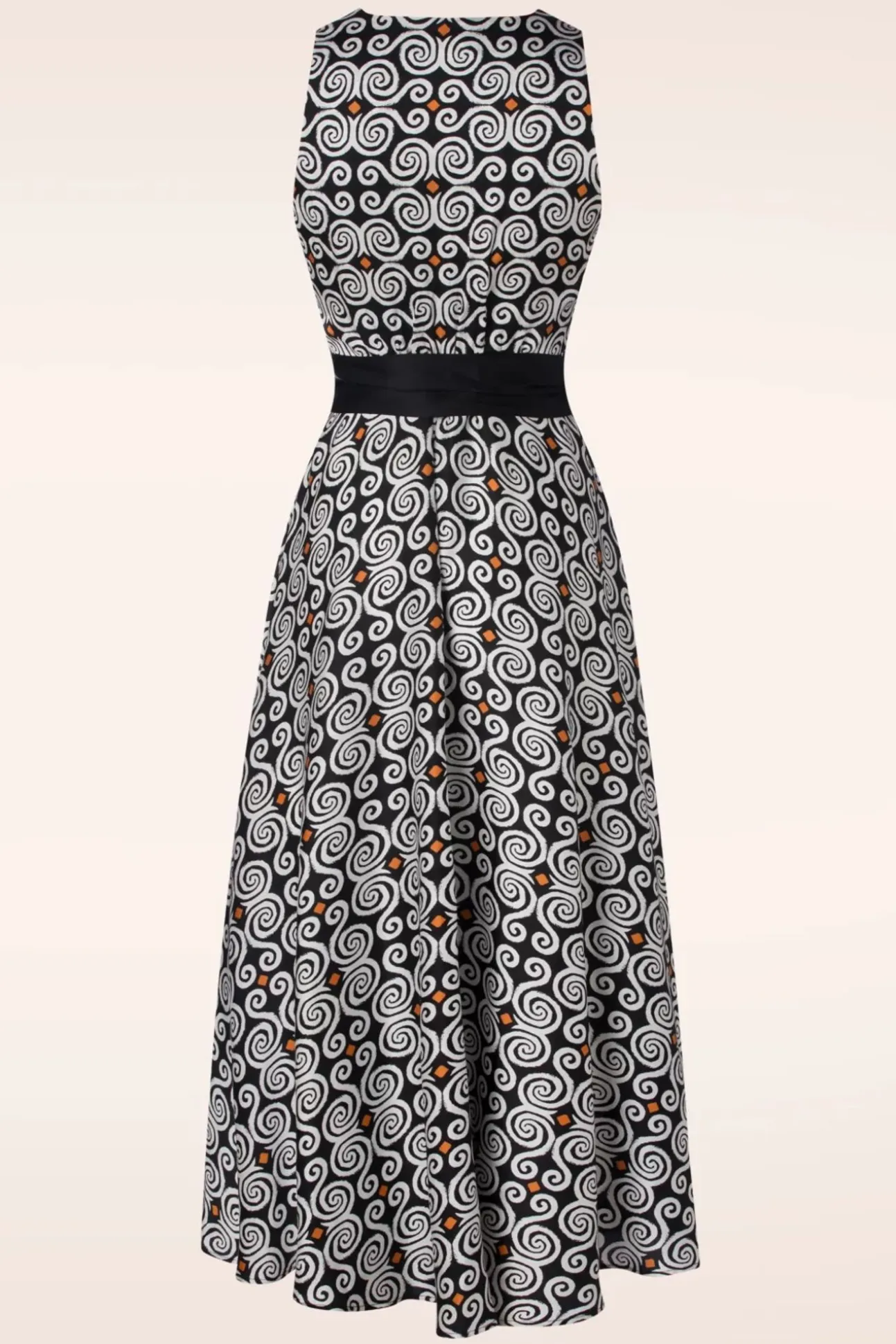 Willow Maxi Jurk In Zwart
